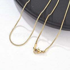 304 Stainless Steel Snake Chain Necklaces&nbsp;NJEW-F248-02B-G