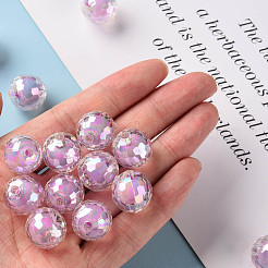 Transparent Acrylic Beads&nbsp;TACR-S152-14B-A03