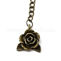Tibetan Style Alloy Keychains&nbsp;KEYC-WH0025-029