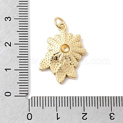 Brass Enamel Pendants&nbsp;KK-Z160-06G