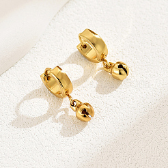 Elegant and Versatile 201 Stainless Steel Hoop Earrings&nbsp;WR7294