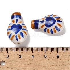 Famille Rose Porcelain Beads&nbsp;LAMP-I028-06C