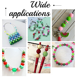60Pcs 15 Style Mixed Style Acrylic Beads Sets&nbsp;OACR-AR0001-16