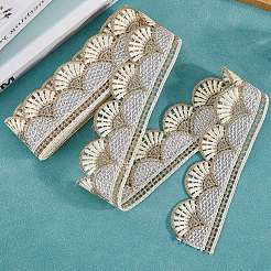 2.5M Polyester Lace Trim&nbsp;OCOR-GF0005-01B