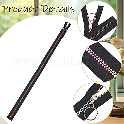 4Pcs #5 Nylon Coil Zippers Rainbow Zipper Tape&nbsp;SENE-CY0001-13B-01