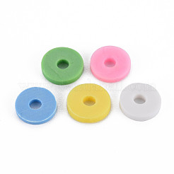 Handmade Polymer Clay Beads Strands&nbsp;CLAY-R089-8mm-T012