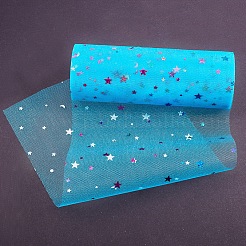 Star Sequin Deco Mesh Ribbons&nbsp;OCOR-P010-F09