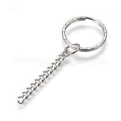 Tarnish Resistant 304 Stainless Steel Split Key Rings&nbsp;LS-STAS-G188-03P-25mm