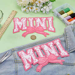 Polyester Iron on/Sew On Patches&nbsp;DIY-WH0593-02A