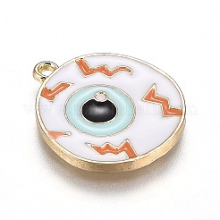 Halloween Theme Alloy Enamel Pendants&nbsp;ENAM-J649-13LG