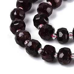 Natural Garnet Beads Strands&nbsp;G-N327-08A-03