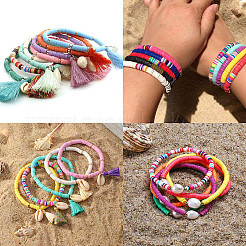 Handmade Polymer Clay Beads&nbsp;CLAY-CJ0001-01