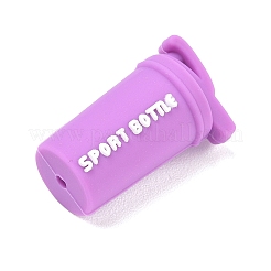 Gym Equipment Theme Silicone Focal Beads&nbsp;SL-CBAE849-03D