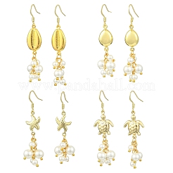 304 Stainless Steel Pendant Dangle Earrings&nbsp;EJEW-JE07232