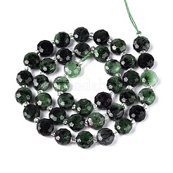 Natural Ruby in Zoisite Beads Strands&nbsp;G-B153-A18