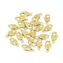 真鍮カニカン  18KGP本金メッキ  17x9x4mm  穴：2mm&nbsp;KK-F764-15G