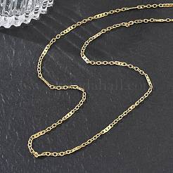 10Pcs 2MM 304 Stainless Steel Mixed Chain Necklaces&nbsp;NJEW-G203-06G