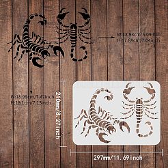 Large Plastic Reusable Drawing Painting Stencils Templates&nbsp;DIY-WH0202-197