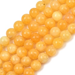 Natural Dyed White Jade Beads Strands&nbsp;GG-CBAEB22-B01-8mm-12
