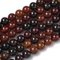 天然アフリカ産オレンジガーネットビーズ連売り  ラウンド  6~6.5mm  穴：0.8mm  約63個/連  15.04''~15.24''（38.2~38.7センチメートル）&nbsp;G-K365-F01-6mm