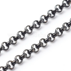 304 Stainless Steel Rolo Chain Necklaces&nbsp;NJEW-JN03568-02