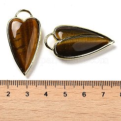 Natural Tiger Eye Pendants&nbsp;G-K347-01G-08