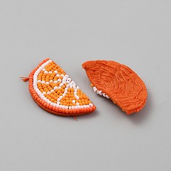 Computerized Embroidery Cloth Iron on/Sew on Patches&nbsp;PATC-WH0002-074J