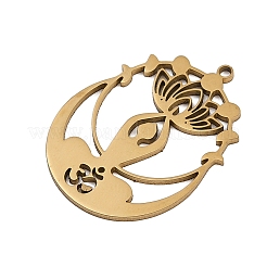 201 Stainless Steel Pendants&nbsp;STAS-Z155-06G