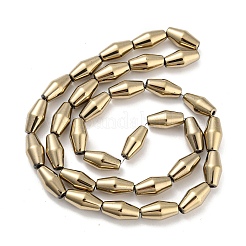 Electroplated Synthetic Non-magnetic Hematite Beads Strands&nbsp;G-Z032-B02-02G