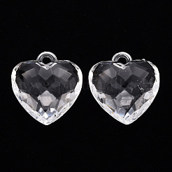 Transparent Acrylic Pendants&nbsp;TACR-T024-03B-205