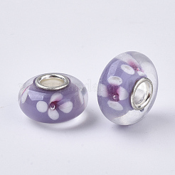 Handmade Lampwork European Beads&nbsp;LAMP-S193-004H