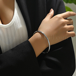 Non-Tarnish 201 Stainless Steel Plain Bangles&nbsp;JJ8436-1