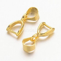 Brass Ice Pick Pinch Bails&nbsp;IFIN-KK08-G