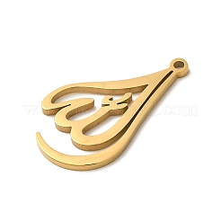 304 Stainless Steel Pendants&nbsp;FIND-Z025-03G