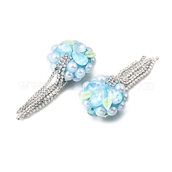 Handmade Polymer Clay Rhinestone Beads&nbsp;CLAY-Z006-02G