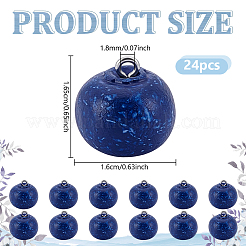24Pcs Resin Miniatures Blueberry&nbsp;AJEW-NB0009-14