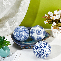 Handmade Porcelain Beads&nbsp;PORC-WH0020-03