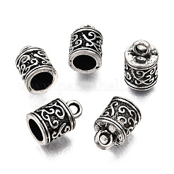 Tibetan Style Alloy Cord Ends&nbsp;FIND-T068-01AS