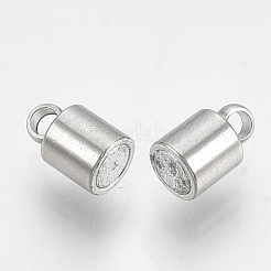 Tarnish Resistant 201 Stainless Steel Magnetic Clasps with Loops&nbsp;STAS-S103-06