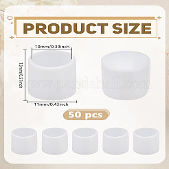 50Pcs Silicone Chair Leg Floor Protectors&nbsp;AJEW-LP0002-25