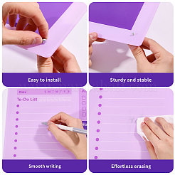 Rectangle Acrylic Dry-Erase Planner Board&nbsp;AJEW-WH0609-958B