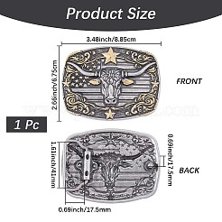 Alloy Belt Buttons&nbsp;FIND-WH20039-006B-AS
