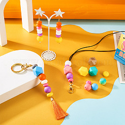 DIY Keychain Bracelet Making Kit&nbsp;DIY-TA0004-19