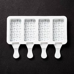 Food Grade DIY Rectangle Ice-cream Silicone Molds&nbsp;LS-DIY-D062-05B