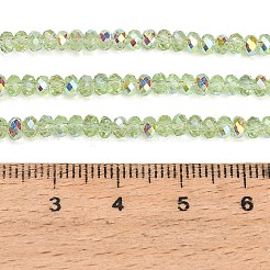 Electroplate Glass Beads Strands&nbsp;GL-CBAA615-03G
