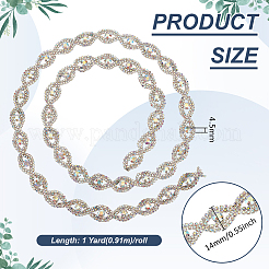 1 Yard Iron Rhinestone Cup Chains&nbsp;DIY-BC0016-30