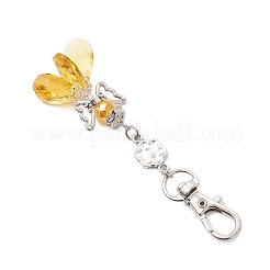 Angel Glass Pendant Decorations&nbsp;HJEW-MZ00261-06