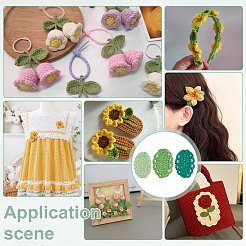 30Pcs 10 Colors Hand-woven Cotton Ornament Accessories&nbsp;AJEW-FG0005-32