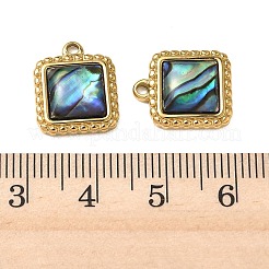 Natural Paua Shell Pendants&nbsp;STAS-G397-21G-02