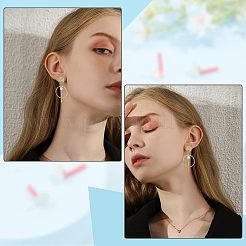 60Pcs Alloy Stud Earring Findings&nbsp;FIND-FH0005-71